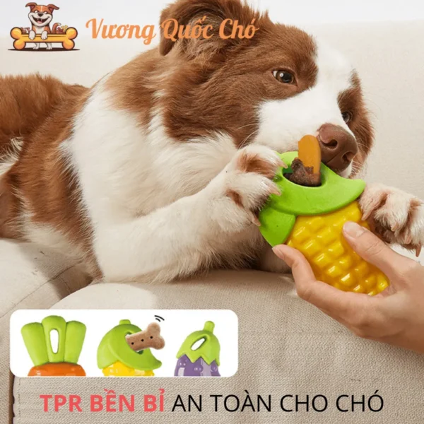 Đồ Chơi Cho Chó Rau Củ Cao Su Veggie Bites FOFOS