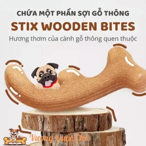 Đồ Chơi Gặm Làm Sạch Răng Cho Chó FOFOS Stix Wooden Size 13x5cm