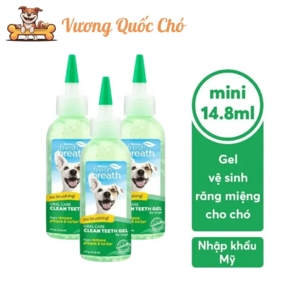 Gel Vệ Sinh Răng Miệng Cho Chó Tropiclean Size Mini 14ml