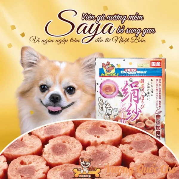 Snack Cho Chó Gà Nướng Mềm SAYA Doggyman 100g: Ngon Khó Cưỡng!