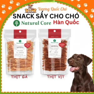 Snack Cho Chó Thịt Sấy Cứng Natural Core: 100% Thịt Tươi Đạt Chuẩn