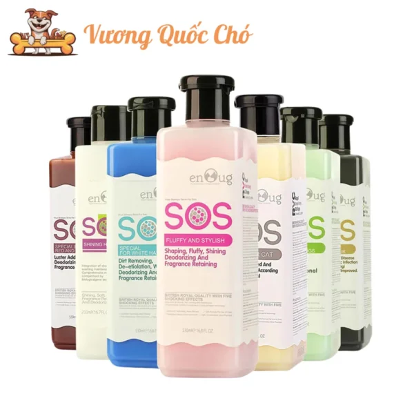 Sữa Tắm SOS Cho Chó Mèo Dưỡng Lông Khử Mùi Lưu Hương - Chai 530ml