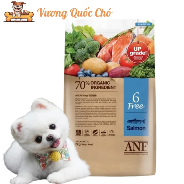 Thức Ăn Cho Chó Trên 6 Tháng ANF 6Free Hữu Cơ - Bao 2Kg