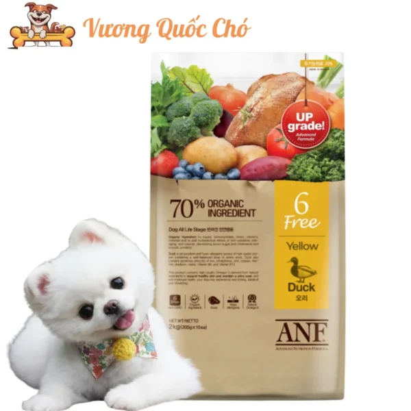 Thức Ăn Cho Chó Trên 6 Tháng ANF 6Free Hữu Cơ - Bao 2Kg