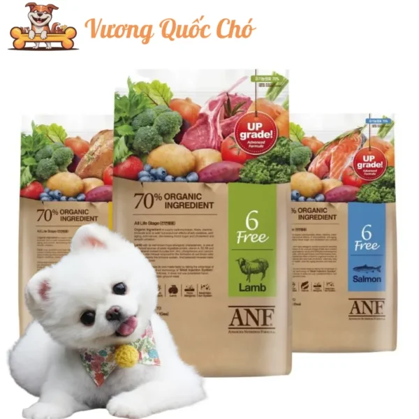 Thức Ăn Cho Chó Trên 6 Tháng ANF 6Free Hữu Cơ - Bao 2Kg