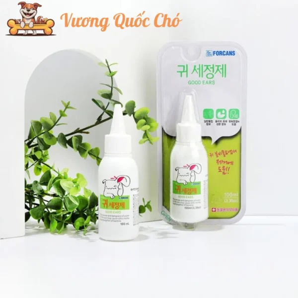 Vệ Sinh Tai Cho Chó Mèo Forcans 100ml: Chăm Sóc Trọn Vẹn Cho Thú Cưng