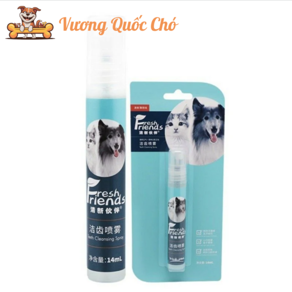 Xịt Thơm Miệng Chó Mèo Fresh Friends 14ml